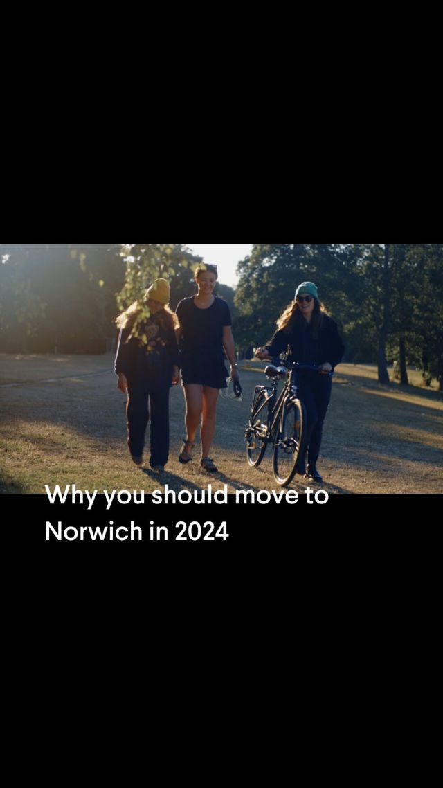 Why you should move to Norwich in 2024 #everydaywins #workinnorwich #relocating #placestolive • • • In 2024, open a new chapter in a city that lives well and works differently. Consistently voted as one of the UK’s best places to live, Norwich is a modern, diverse city with a fascinating history, full of beauty, character and charm. The city centre is compact and walkable, meaning you can get anywhere in just 15 minutes. Plus, it’s close to both the countryside and the coast, while still being within reach of London. The perfect place to put down roots, find your community and take those next life steps.